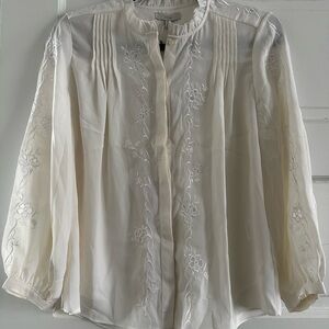 Joie Embroidery Blouse XS